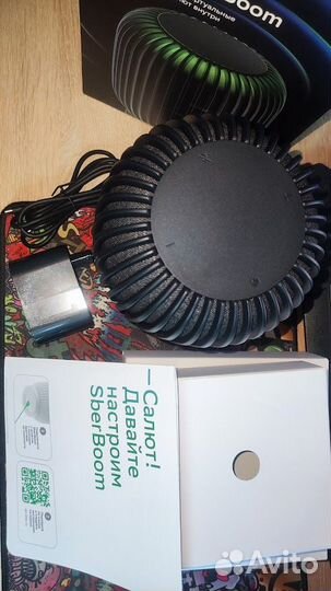 Умная Колонка Сбербум SberBoom, черная