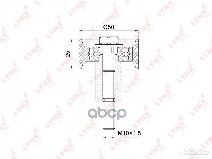 PB-3152 Ролик ремня грм VAG 1.0-1.4 11- PB-3152