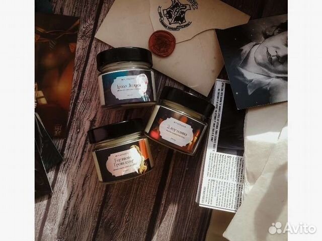 Ароматическая свеча ручной работы 100 мл