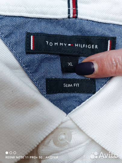 Поло оригинал tommy hilfiger XL