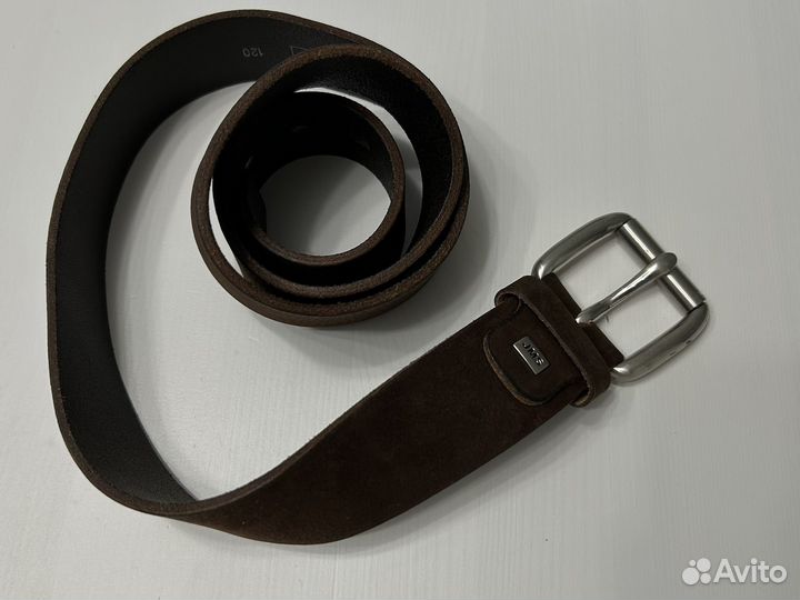 Кожаный ремнь JMS, 120 см