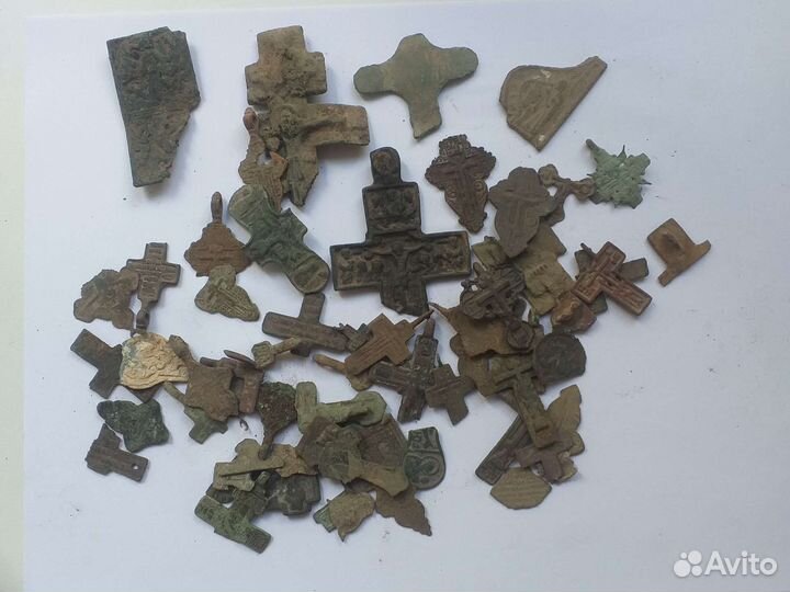 Крестики с утратами для реставраций,15-19 веков