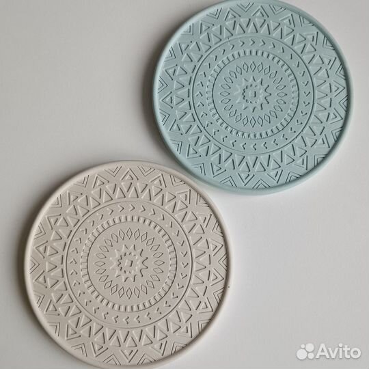 Поднос из гипса, подставка для украшений