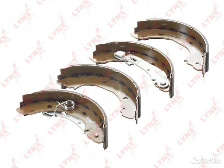 Колодки тормозные барабанные зад