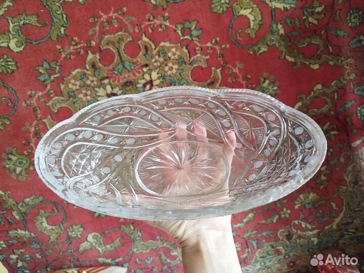 Салатник хрусталь СССР