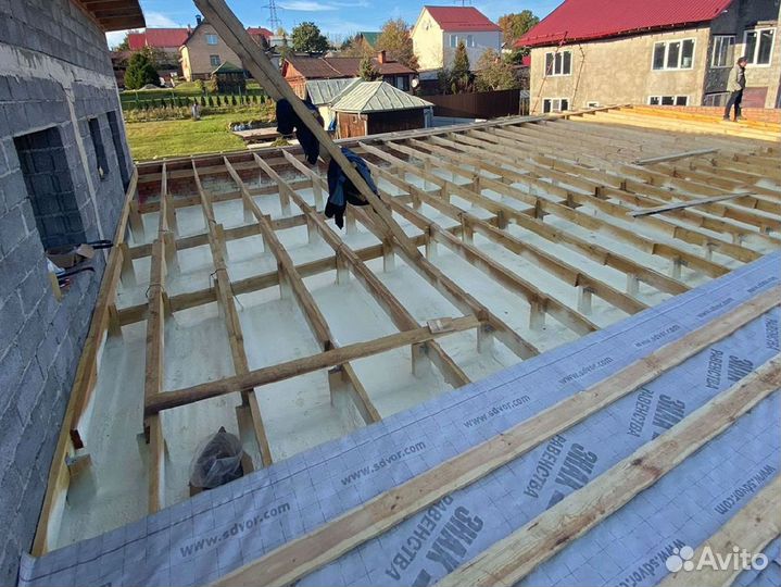 Утепление стен напылением ппу от 100 м.кв