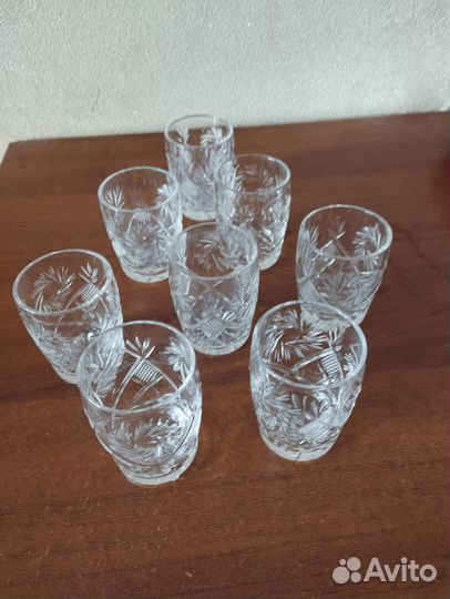 Стаканчики хрустальные,рюмки