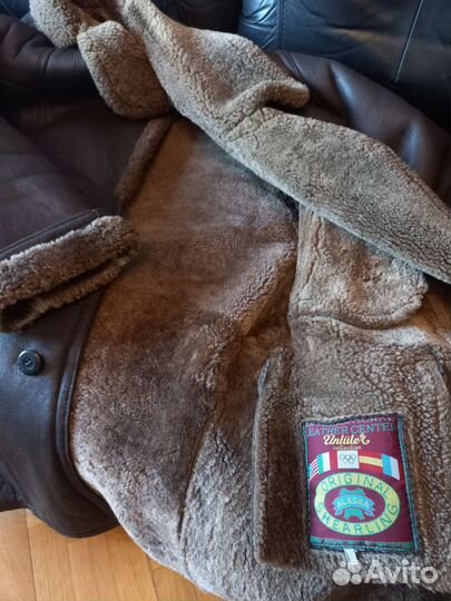 Дубленка натуральная мужская кожанная