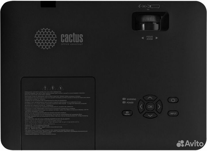 Проектор Cactus CS-S1.B 3LCD 34000Lm LS 3400Lm ansi, (1024x768) 15000:1 ресурс лампы:10000часов 1xhd