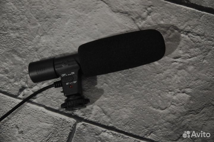 Микрофон для фото и видео камер (накамерный)