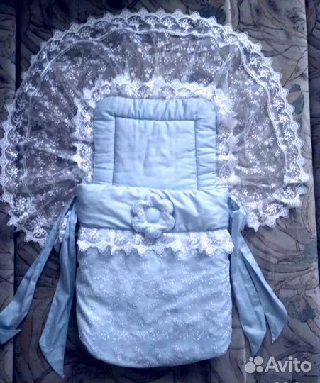 Конверт на выписку с шапочкой