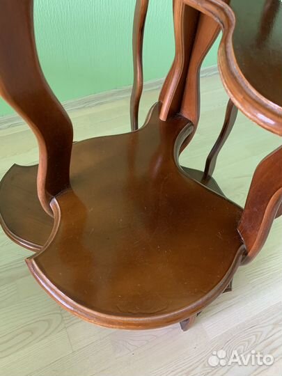 Подставка для цветов напольная деревянная