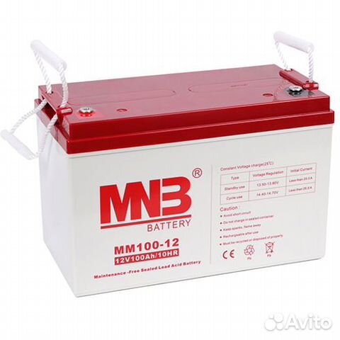 Аккумуляторная батарея MNB 6B, 12V 4,5Ah -100Ah объявление продам