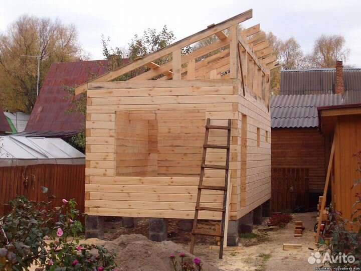 Строительство домов, бань, пристроек