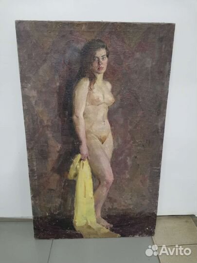 Картина Обнажённая Девушка. Живопись (Ч)