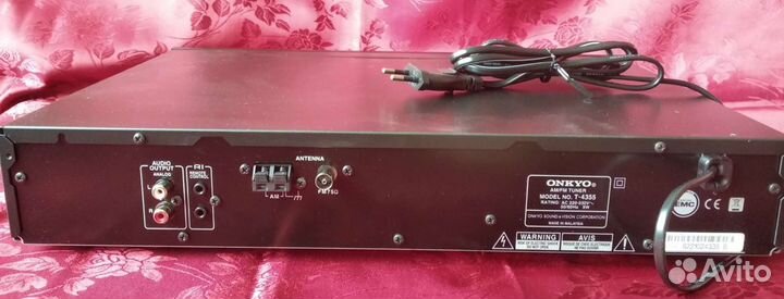 Новый AM/FM тюнер Onkyo T-4355
