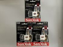 Новый microSD 64GB SanDisk Extreme Pro