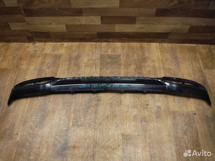 Губа (юбка) заднего бампера Mercedes S W222 2018