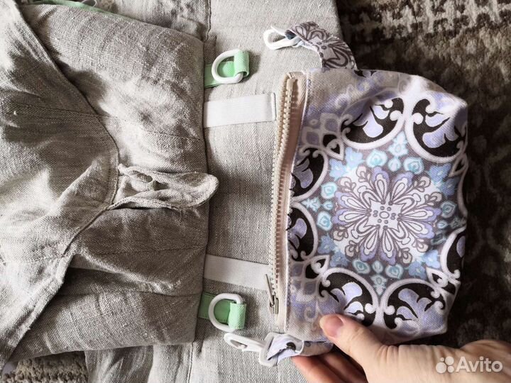 Слинг рюкзак алоэ-вера с 3-х месяцев