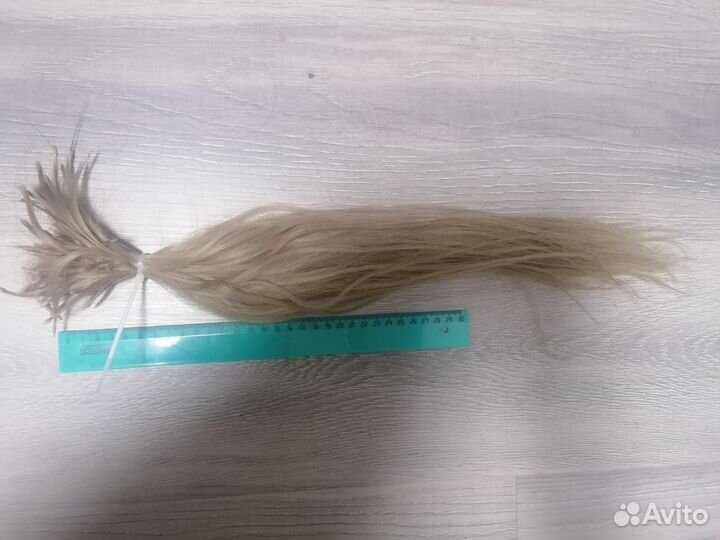 Волосы для наращивания 50 см блонд