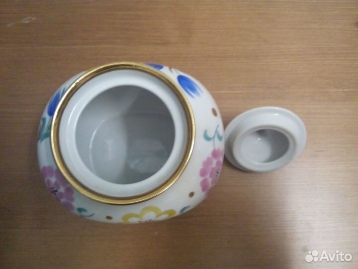 Старинная сахарница фарфоровый лфз СССР