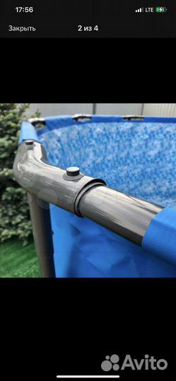 Каркасный бассейн новый