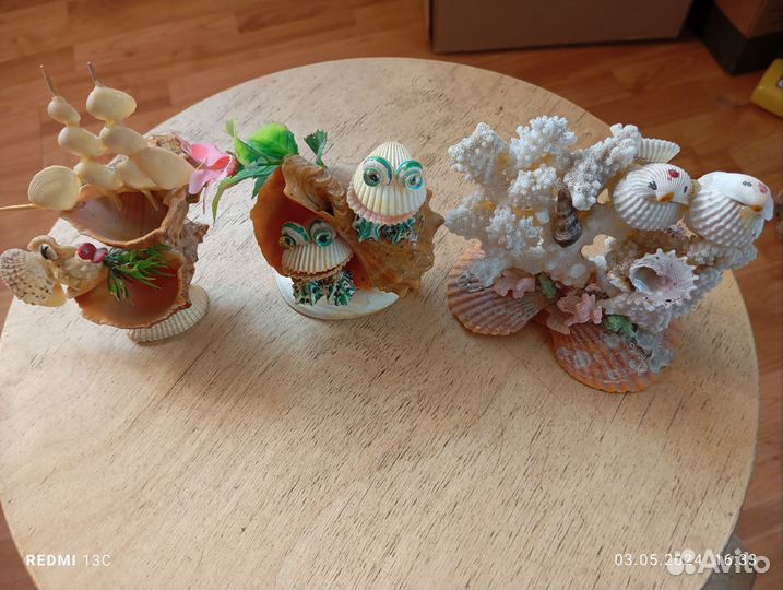 Сувениры из ракушек