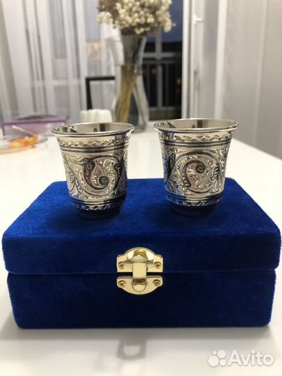 Рюмки стопки серебро