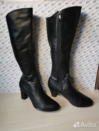 Сапоги кожаные 38