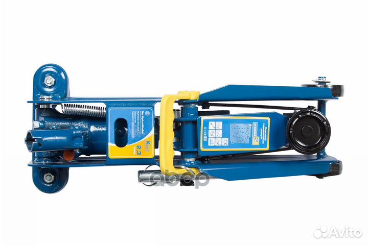 Домкрат подкатной 2.3 т kraft 135 - 350 мм кейс