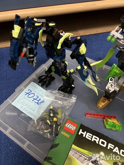 Lego Hero Factory 44014, 70738 и 6202
