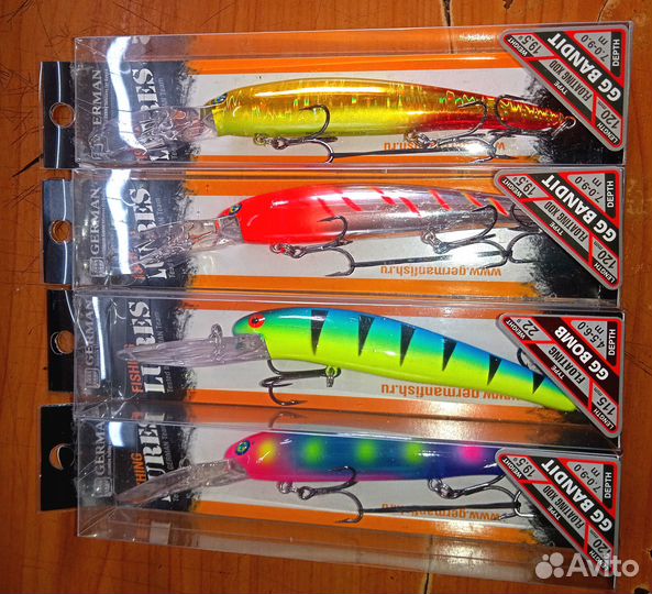 Набор воблеров для троллинга GG bandit