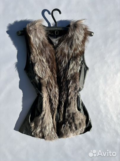 Жилетка меховая для рукоделия цена за 2 штуки
