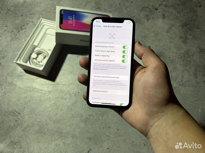 iPhone X, 256 ГБ