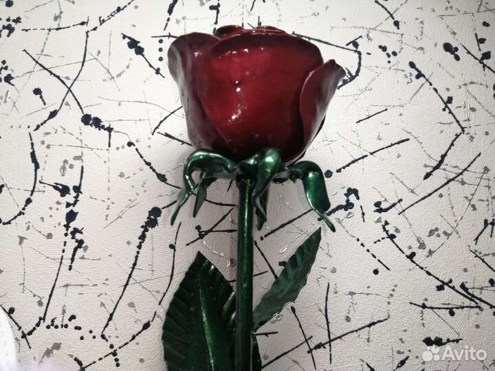 Роза из металла