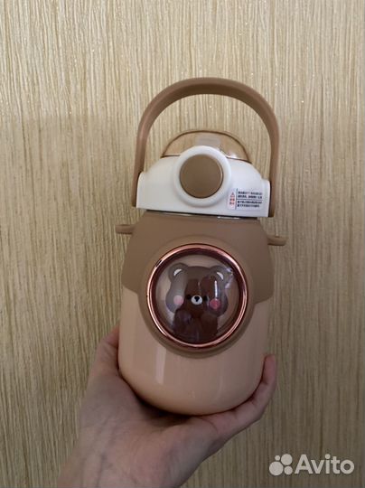 Термос детский с трубочкой