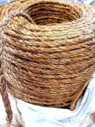 Канат манильский 6мм, 8мм, метражом