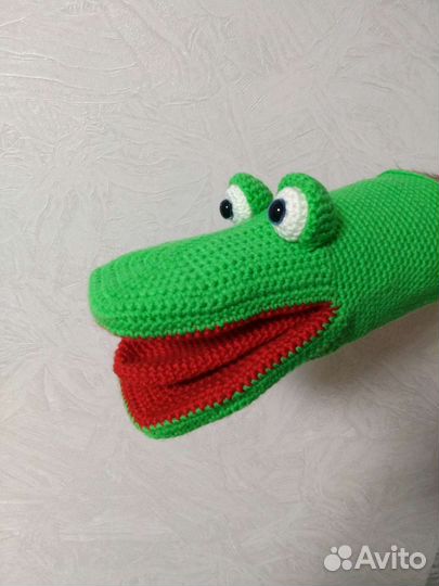 Логопедическая игрушка - варежка на руку