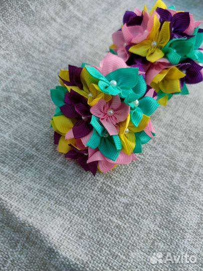 Заколка для волос ручной работы
