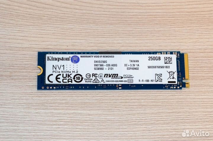 Kingston SSD m2/250gb