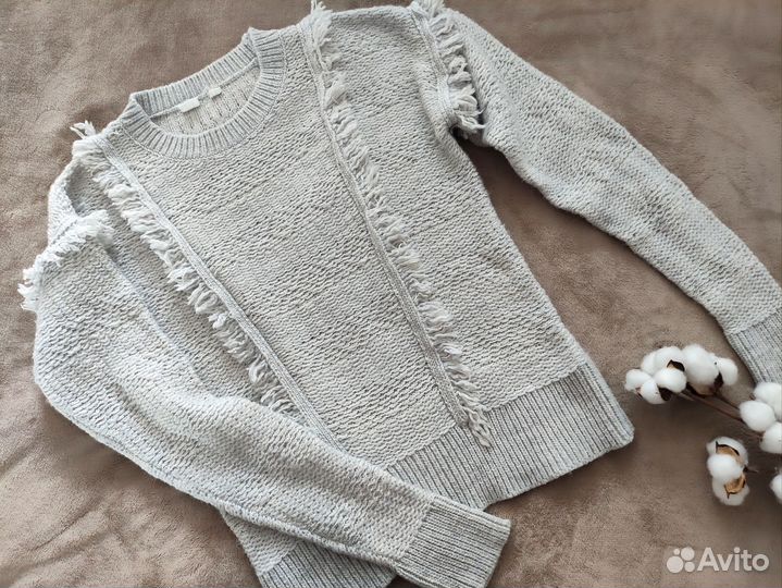 Женский свитер Gap с бахромой 48размер