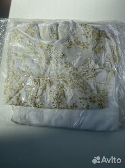 Новый крестильный набор для девочек (0-6 мес)