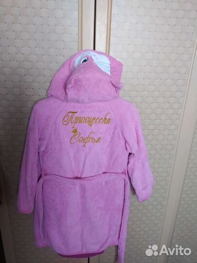 Детский махровый халат 122