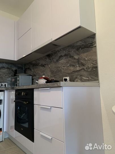 Угловая кухня. Белый глянец ксп:22530