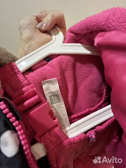 Зимний костюм на девочку 86