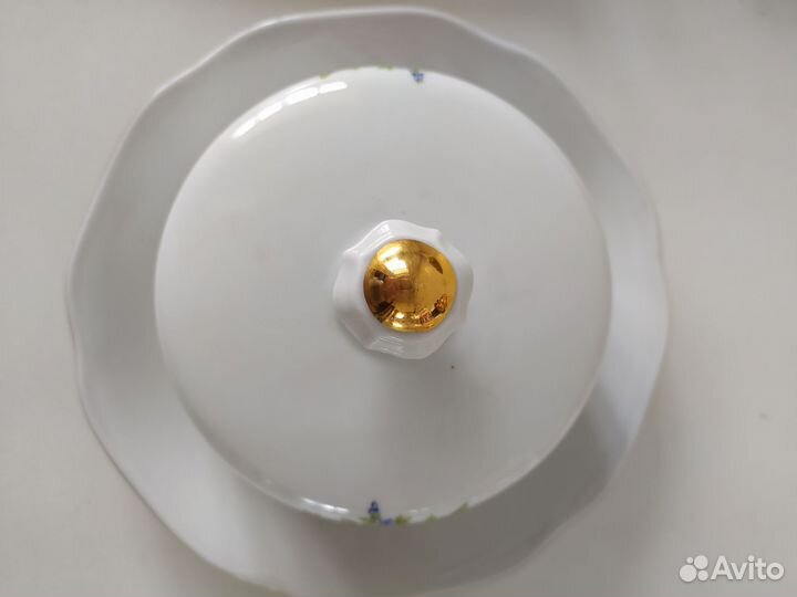 Маслëнка, блюда. Фарфор. bohemia. Чехословакия