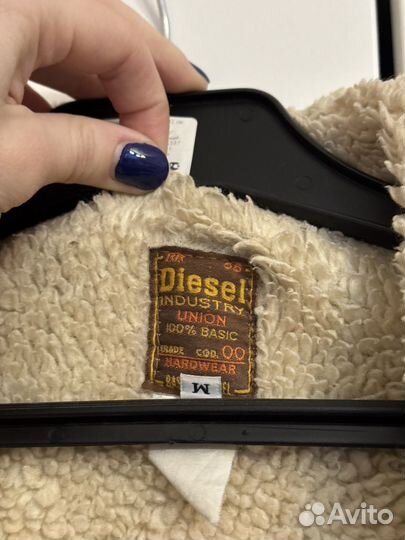 Куртка шерпа Diesel мужская оригинал 90е