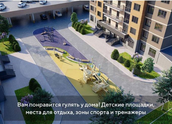 2-к. квартира, 49,1 м², 2/10 эт.