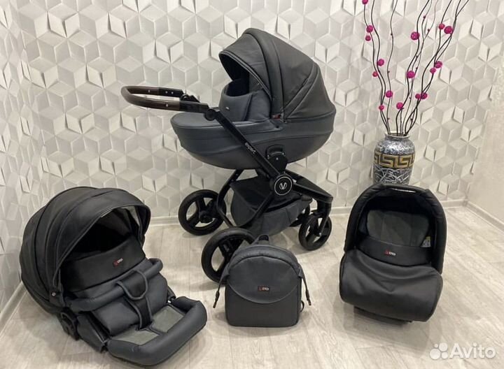 Коляска 3/1 Verdi Expert Black