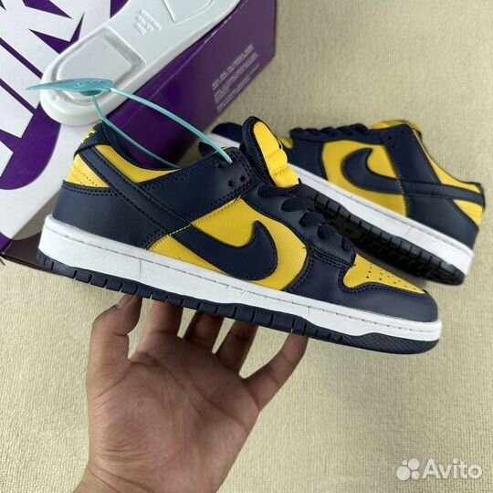 Кроссовки под заказ Nike Dunk Low Michigan